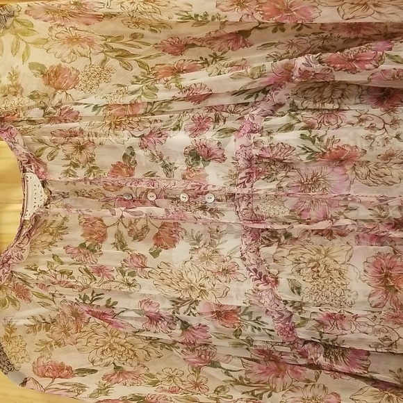 Beautiful Johnny Was dress, large size with matching liner, adjustable waist. - Picture 2 of 6